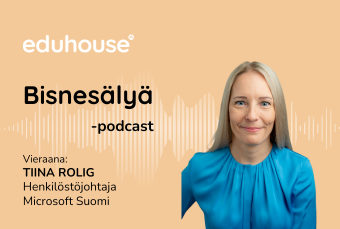 Eduhouse app thumbnail Bisnesälyä -podcast quest Tiina Rolig